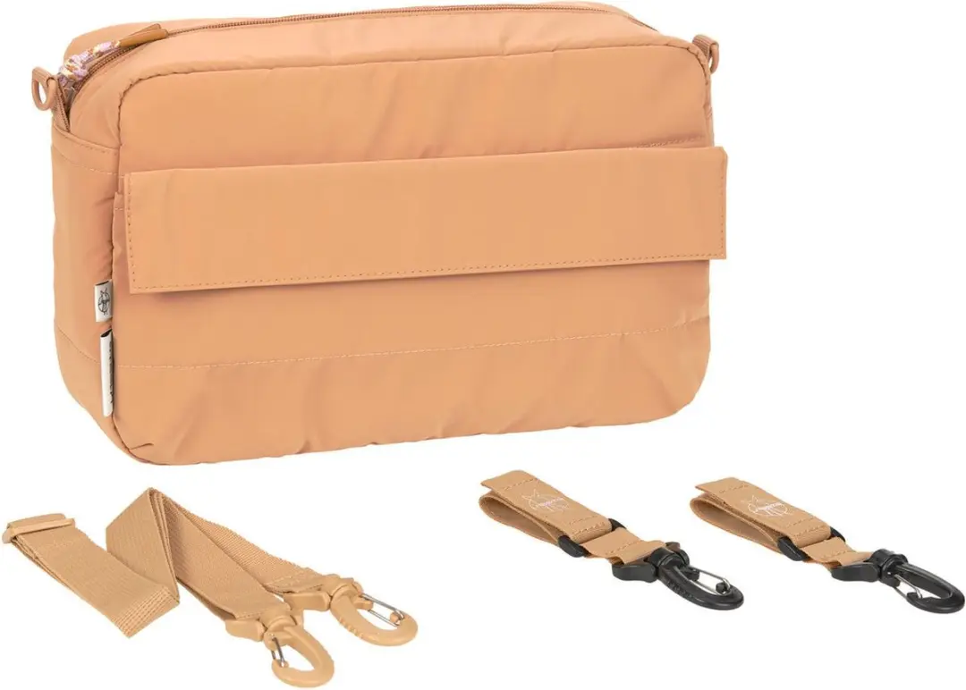 Lässig Luiertas Schoudertas Casual Buggy Organizer Bag Camel Terracotta