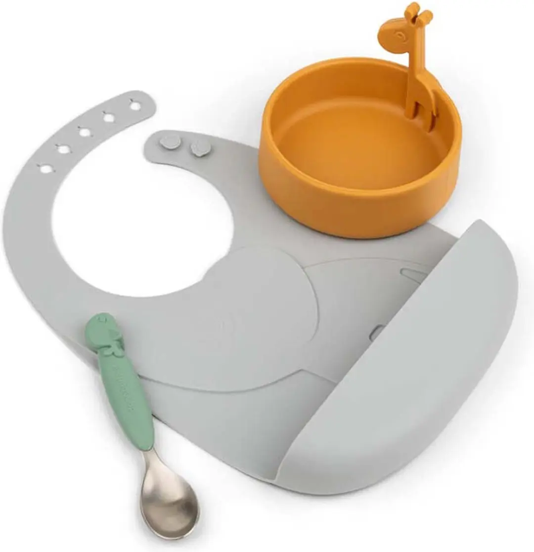 Done By Deer Peekaboo First Meal Set Deer Friends Colour Mix