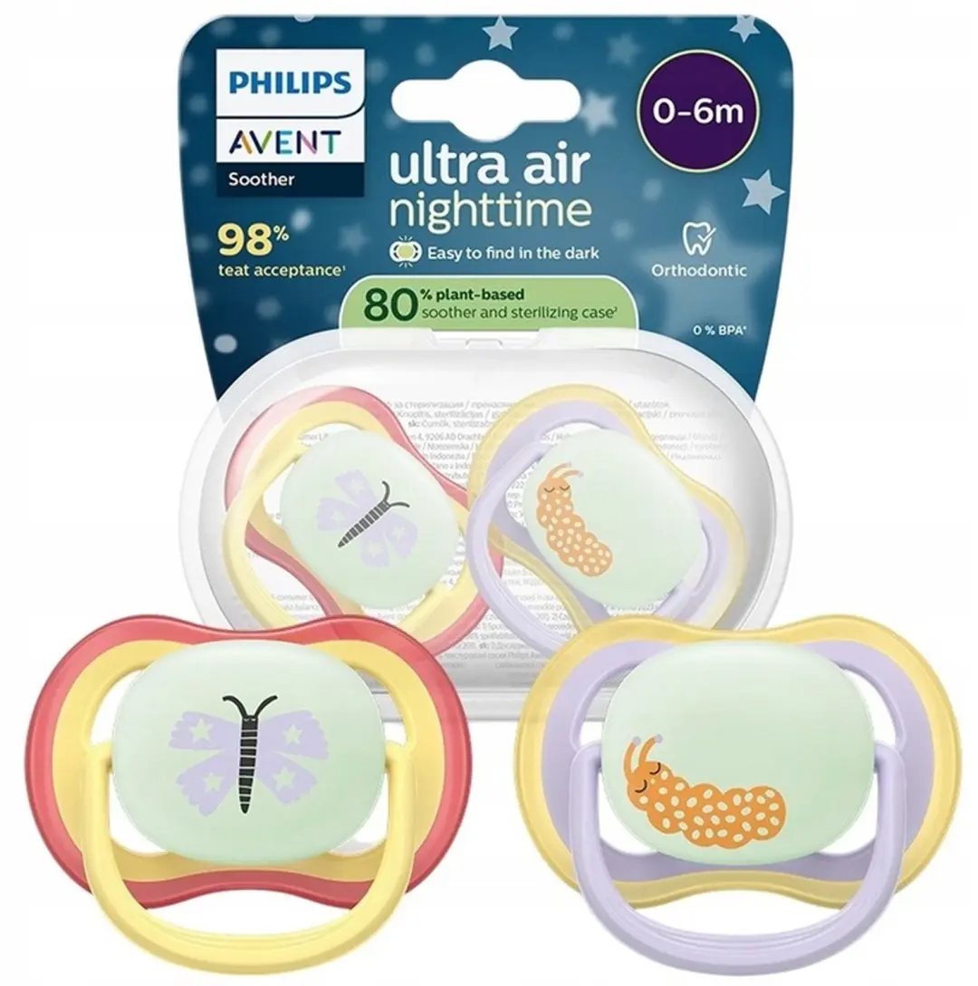 Philips Avent Ultra Air Nighttime 0-6M Nuggi