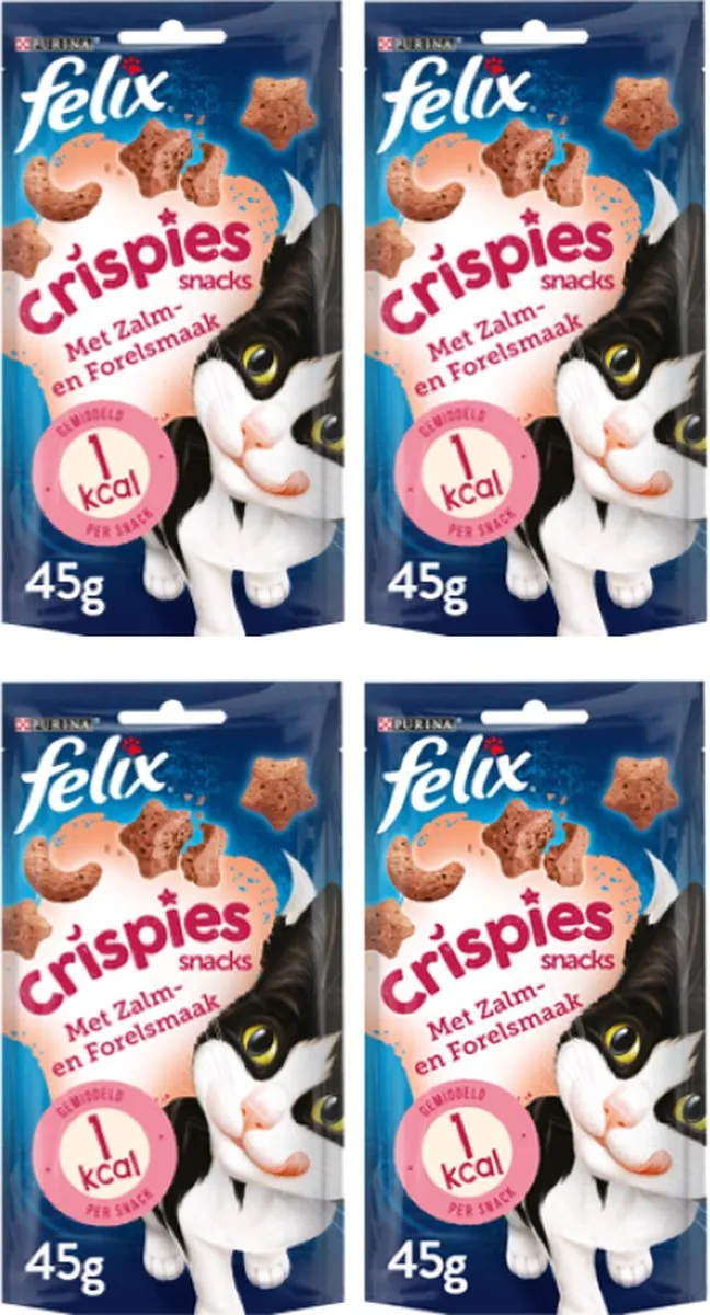 Felix Crispies Zalm & Forel Kattensnack