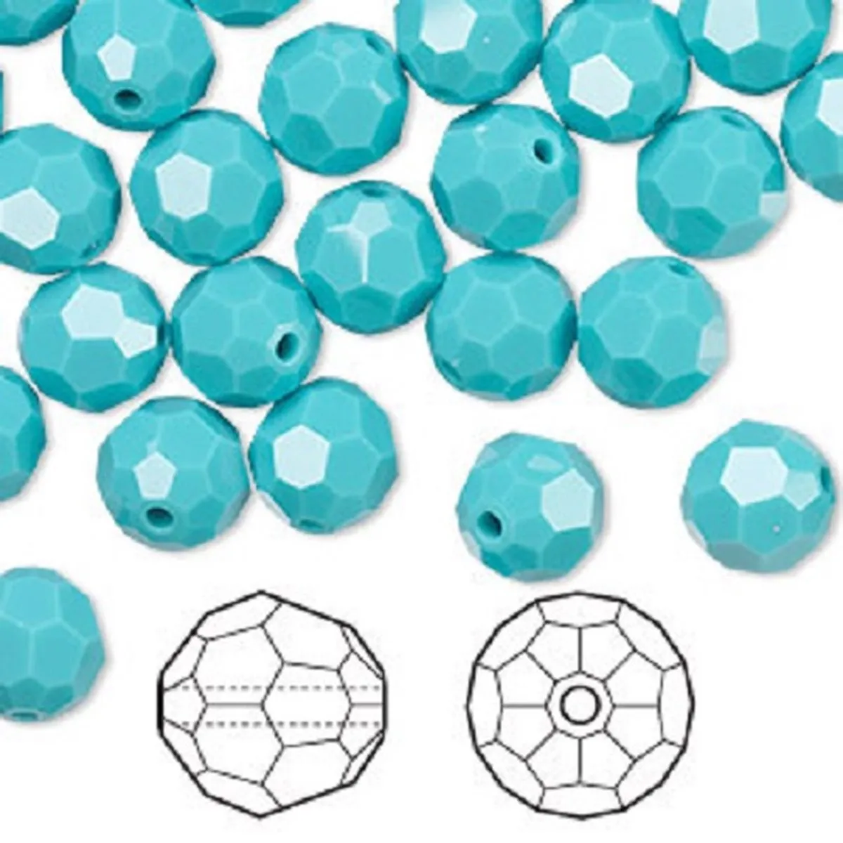 Swarovski Elements Ronde Kralen 8mm