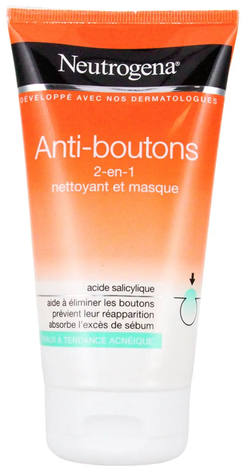 Neutrogena Anti-Blemish 2-in-1 Cleanser en Masker 150 ml