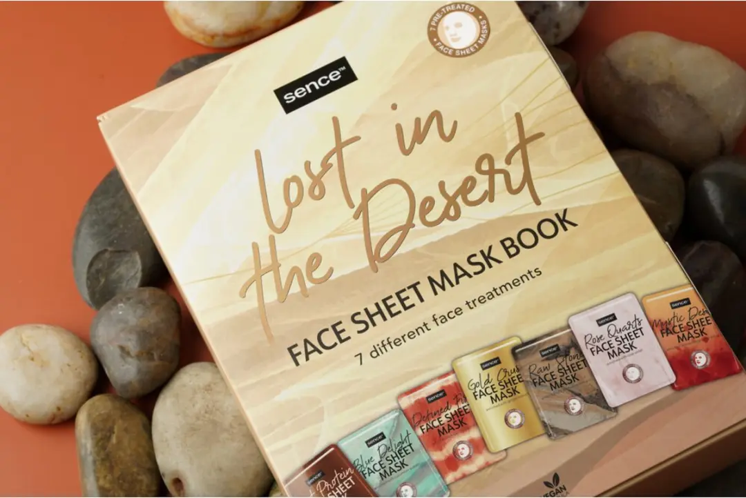 Sence Collection Sheet Gezichtsmaskers Lost in the Desert - 5 Stuks - afbeelding 3 van 5