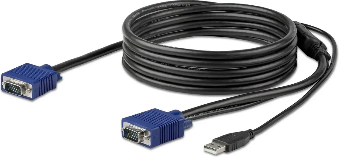Startech RKCONSUV10 USB KVM-kabel 3m - Zwart - afbeelding 5 van 6