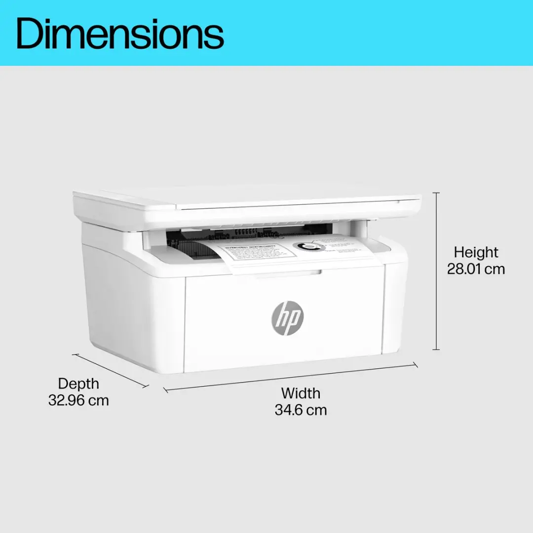 HP LaserJet MFP M140w - Monochrome Laserprinter - Zwart-wit - afbeelding 3 van 6