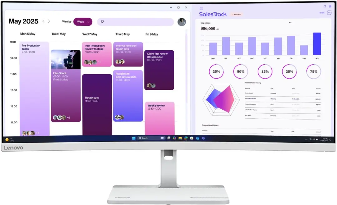 Lenovo L34W-4C Monitor 34"