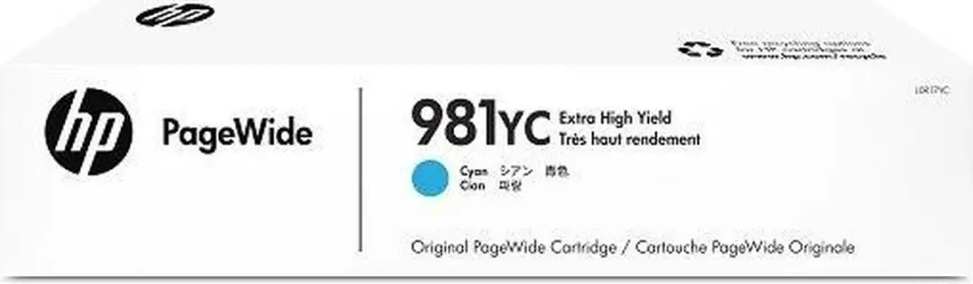 HP 981YC Extra High Yield Cyan Original PageWide Cartridge