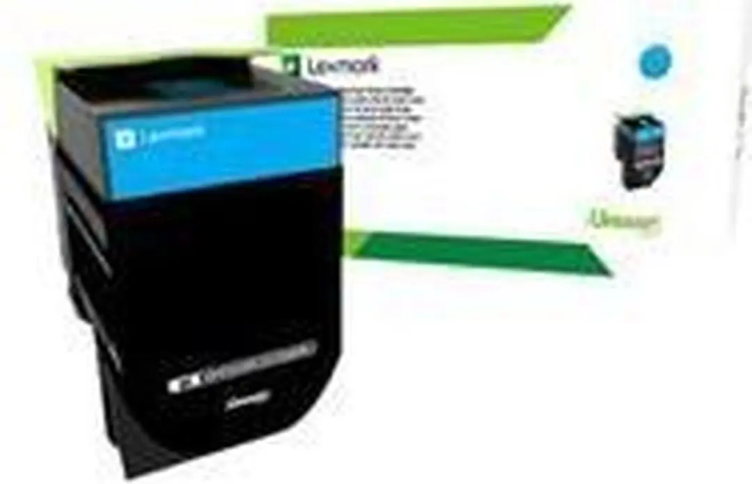 Lexmark 70C2XCE Tonercartridge Cyaan - 4.000 Pagina's - afbeelding 3 van 3