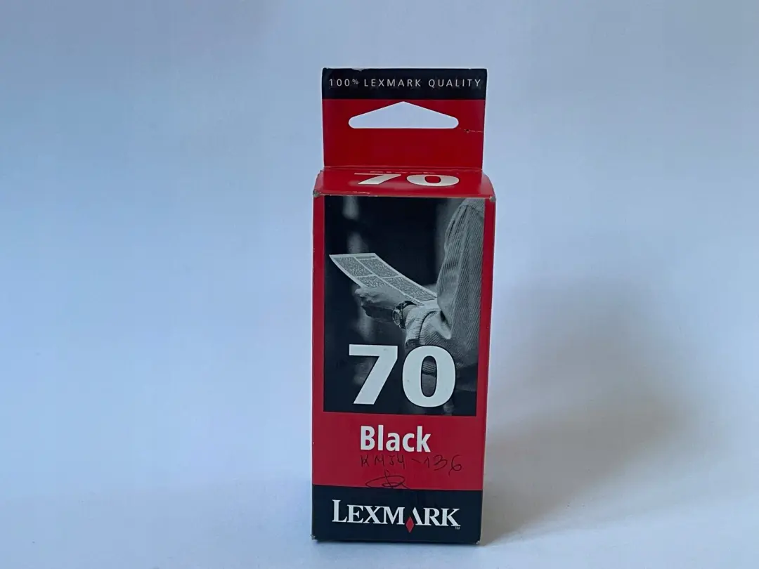 Lexmark 70 12A1970E Zwart Originele Inktcartridge