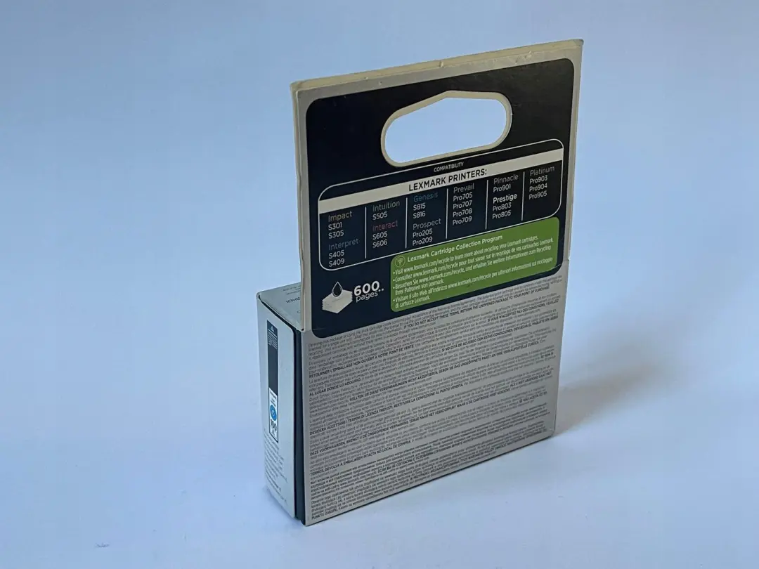 Lexmark 100XL Inktcartridge Cyaan - afbeelding 2 van 6