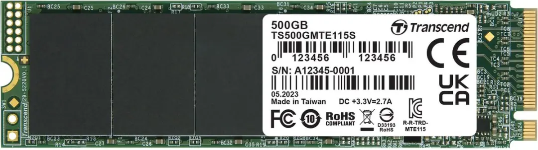 Transcend 115S TS500GMTE115S SSD 500GB