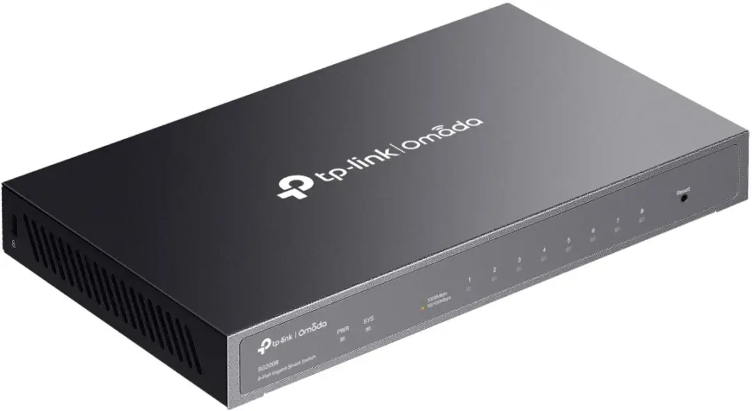 TP-Link Omada SG2008 8-Poorts Managed Switch - Zwart - afbeelding 4 van 4