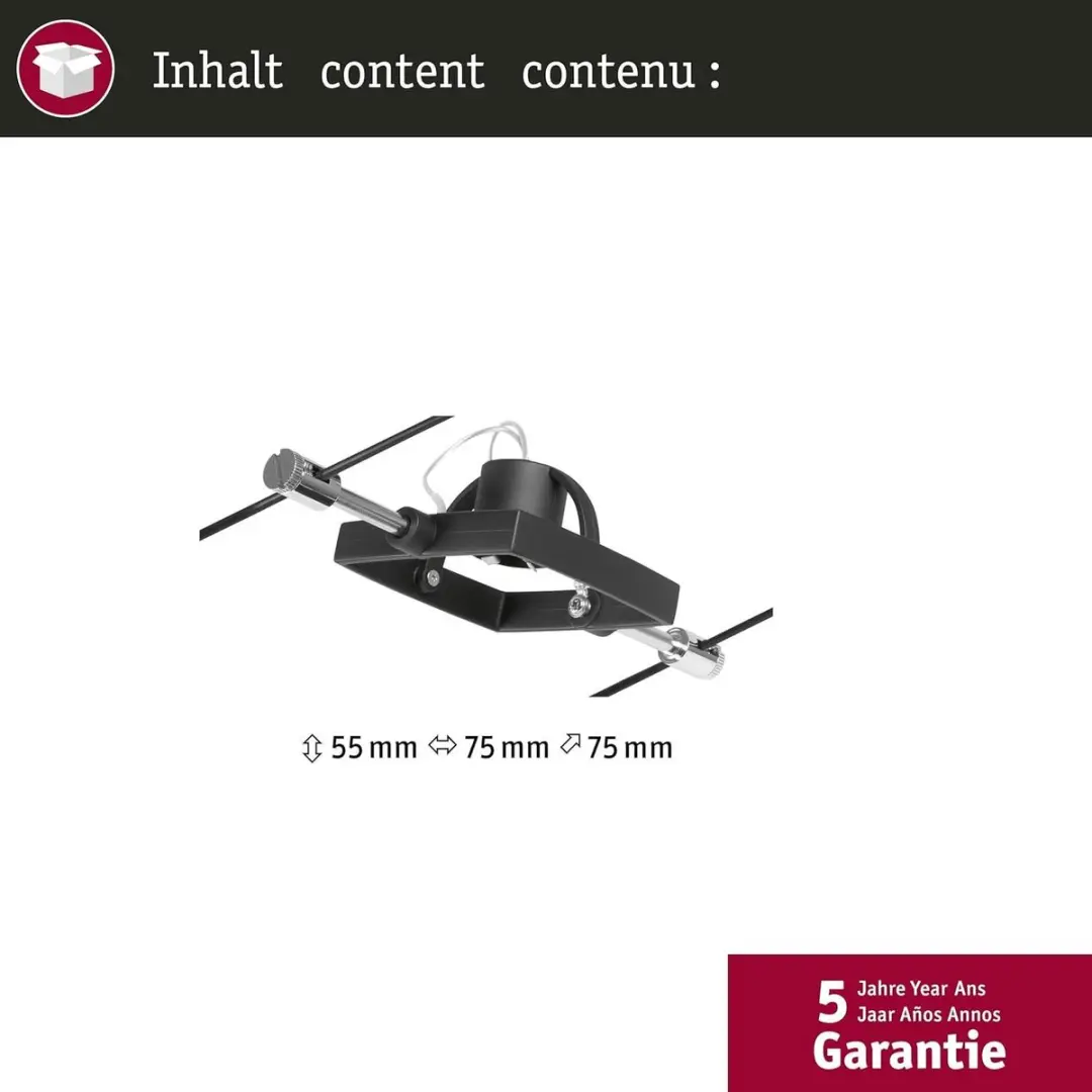 Paulmann Wire Mac II Spot GU5.3 Chroom (mat) - afbeelding 2 van 6