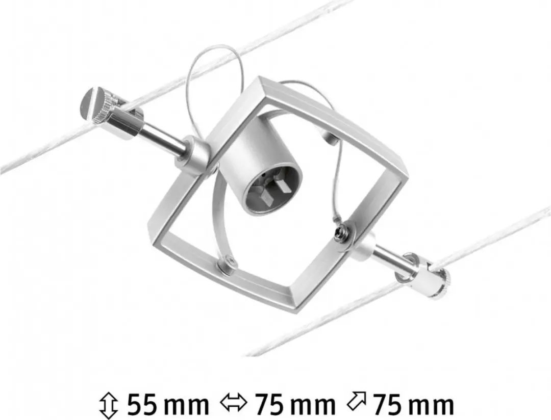 Paulmann Wire Mac II Spot GU5.3 Chroom (mat) - afbeelding 6 van 6