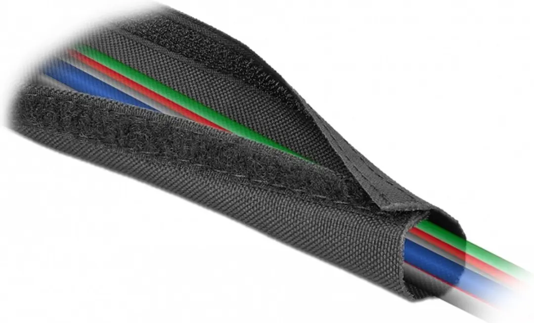Delock Kabelgoot Stofslang 10m x 30mm Zwart - afbeelding 3 van 5