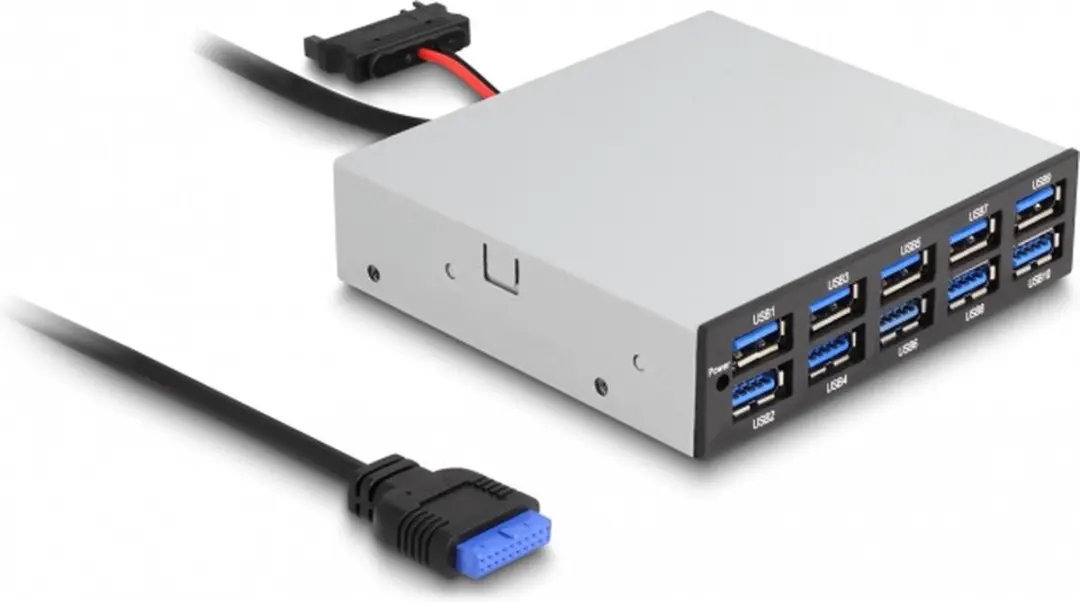 Delock 3.5" USB 5Gbps Voorpaneel 10x USB-A