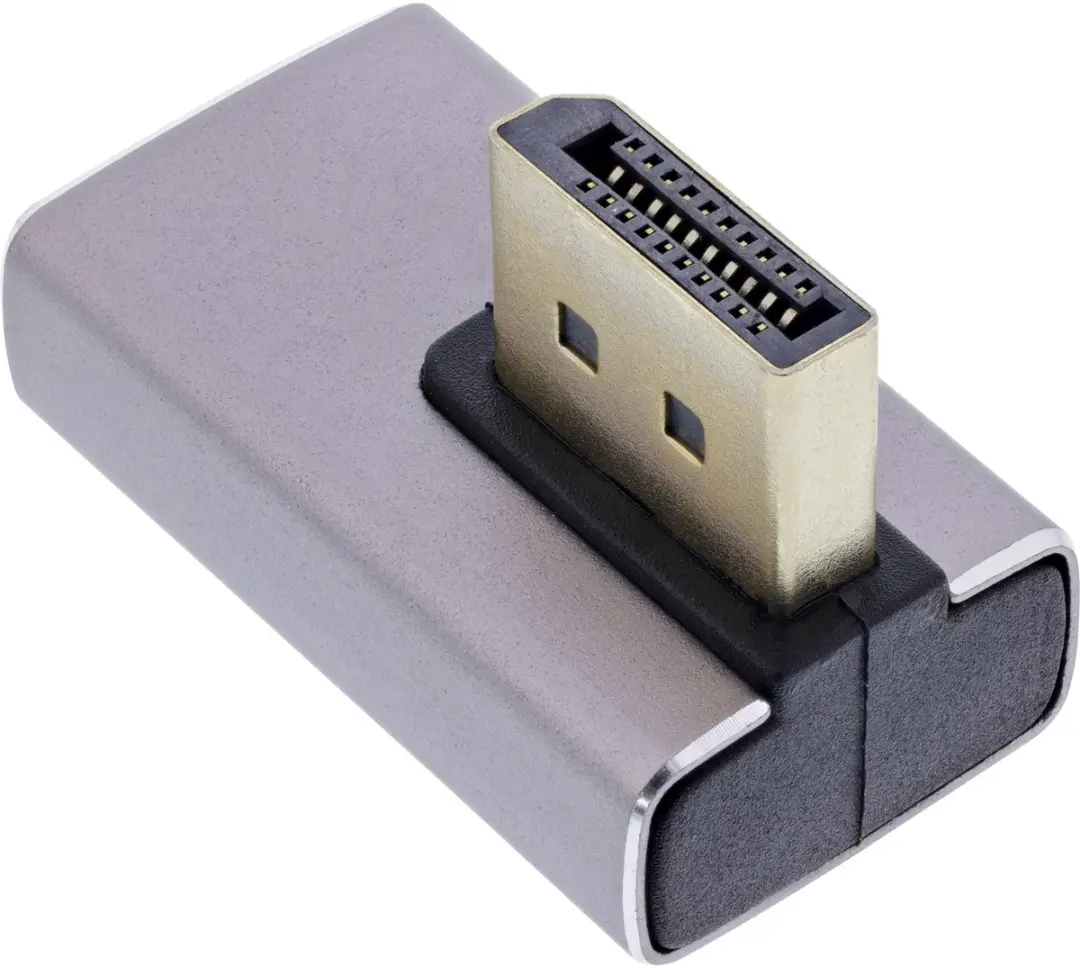InLine DisplayPort 1.4 Adapter 90° Links - 8K - afbeelding 6 van 6