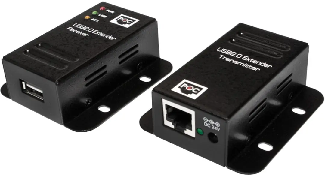 verloopstekker USB RJ-45 Zwart