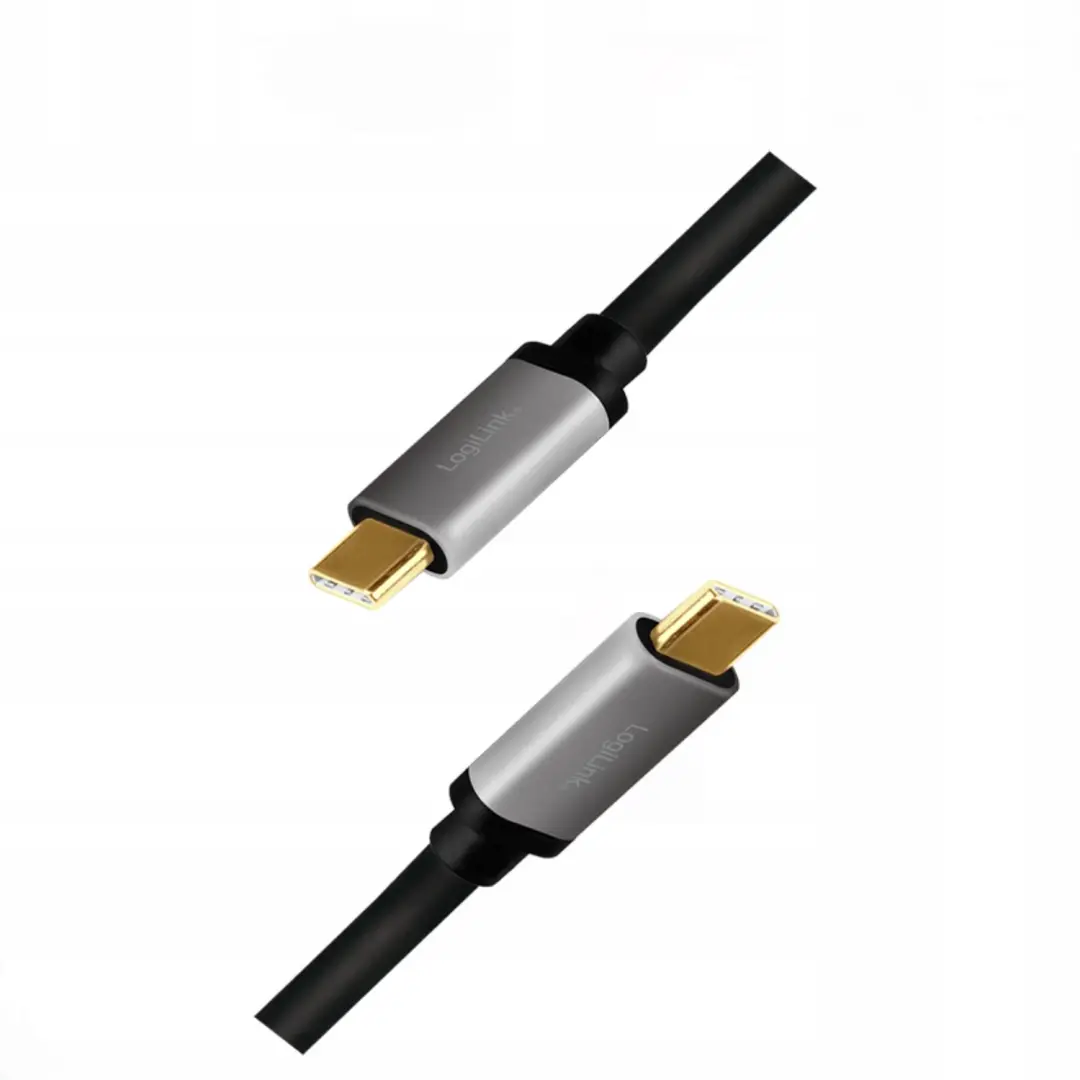 LogiLink CUA0106 USB-C Kabel 100W 1,5m - Zwart - afbeelding 3 van 6