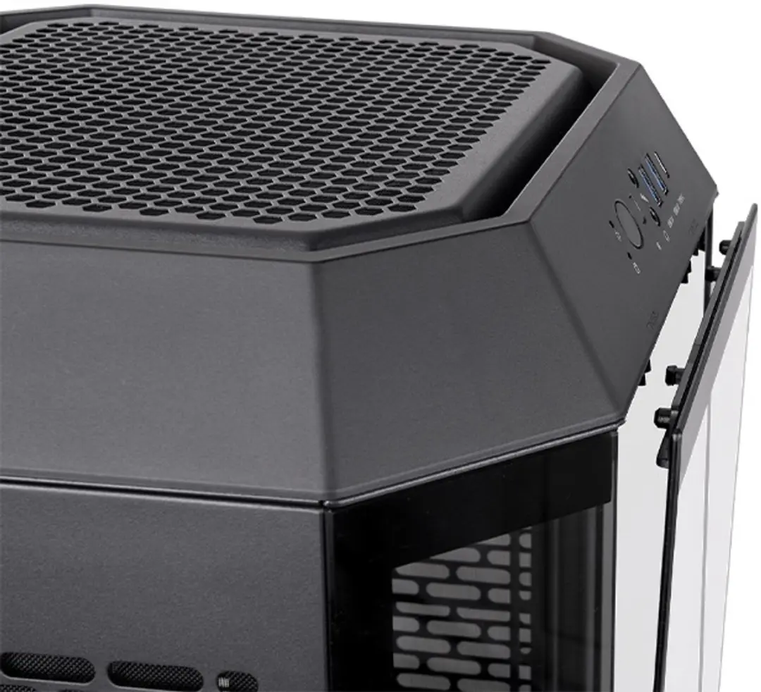 Thermaltake The Tower 250 Behuizing - Zwart - afbeelding 2 van 6