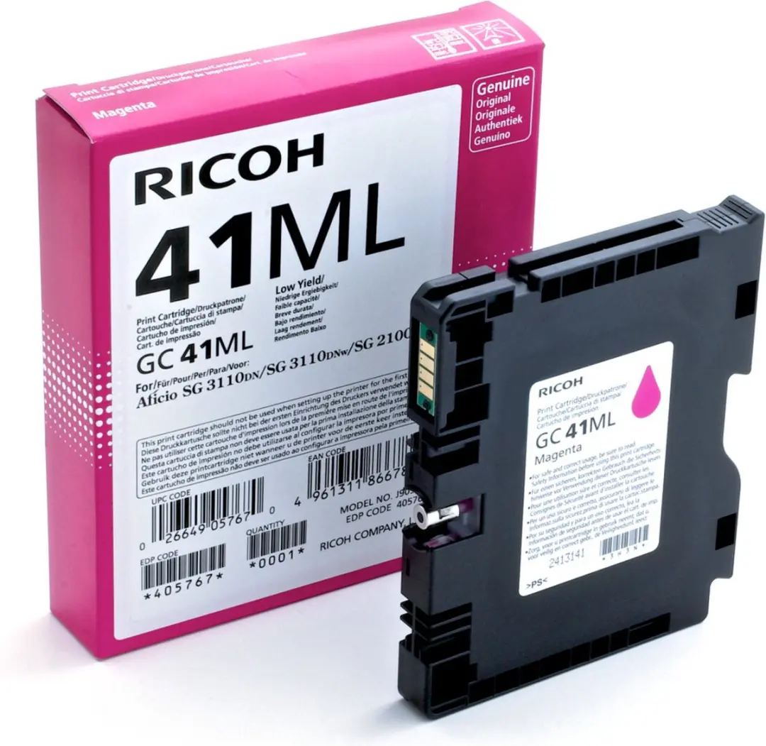 Ricoh GC-41ML Tonercartridge Magenta - afbeelding 3 van 6