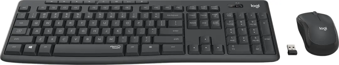 Logitech MK295 Silent Draadloze Set - Zwart - afbeelding 3 van 6