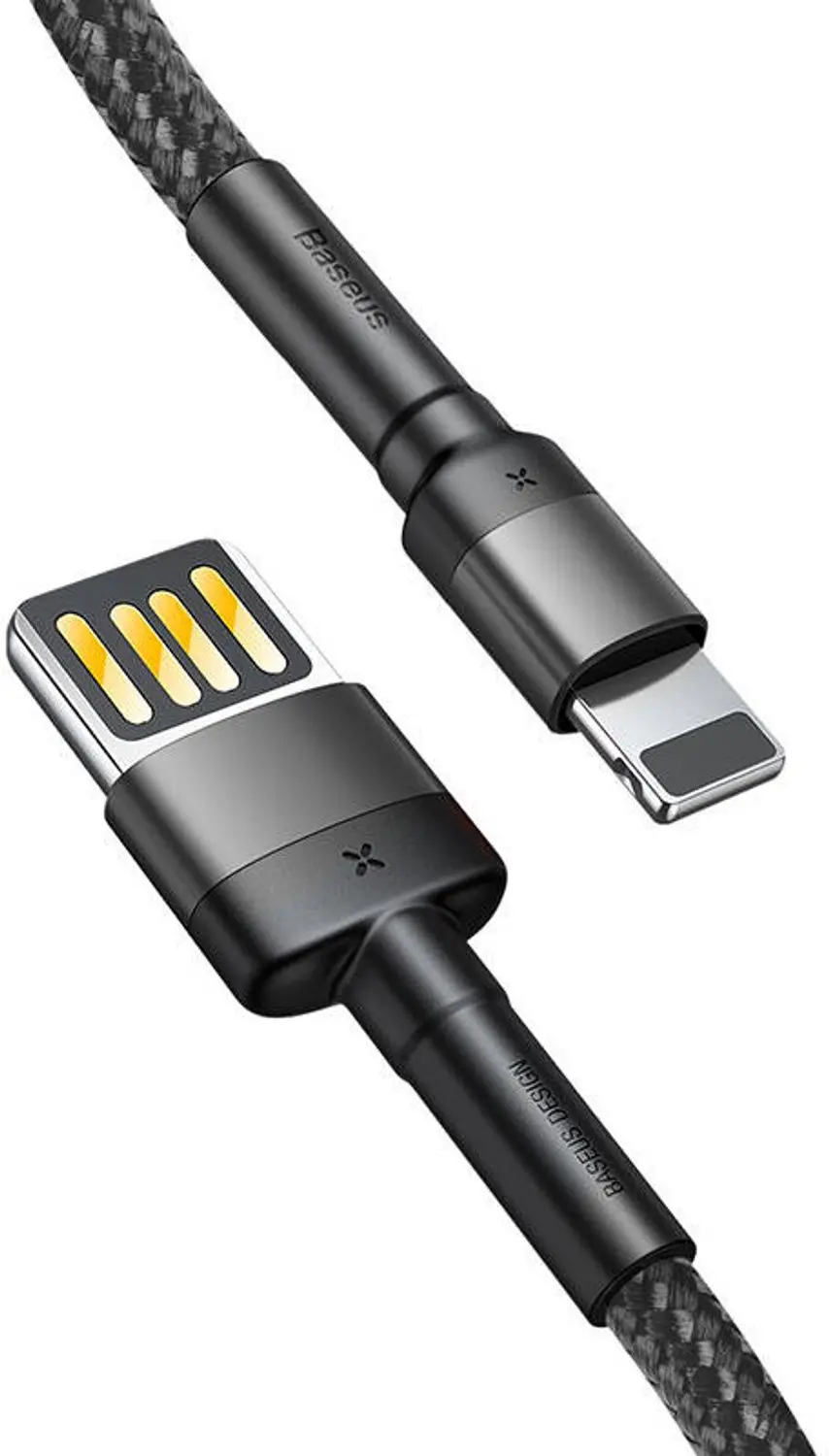 Baseus CALKLF-GG1 USB-Lightning Kabel 1m - 18W - Grijs - afbeelding 2 van 6