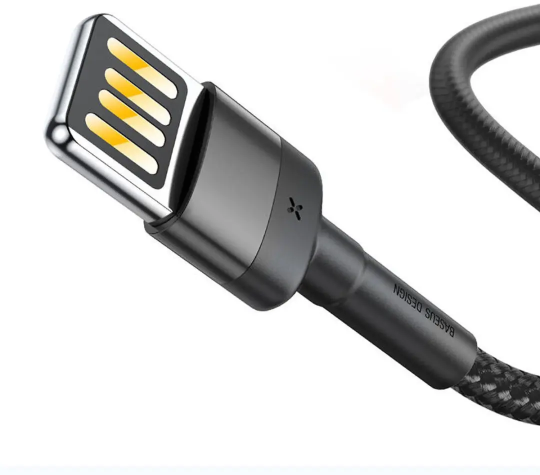 Baseus CALKLF-GG1 USB-Lightning Kabel 1m - 18W - Grijs - afbeelding 3 van 6