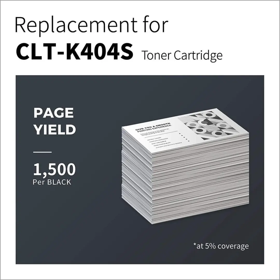 G&G Toner CLT-K404S - 3000 Pagina's Zwart - afbeelding 2 van 6