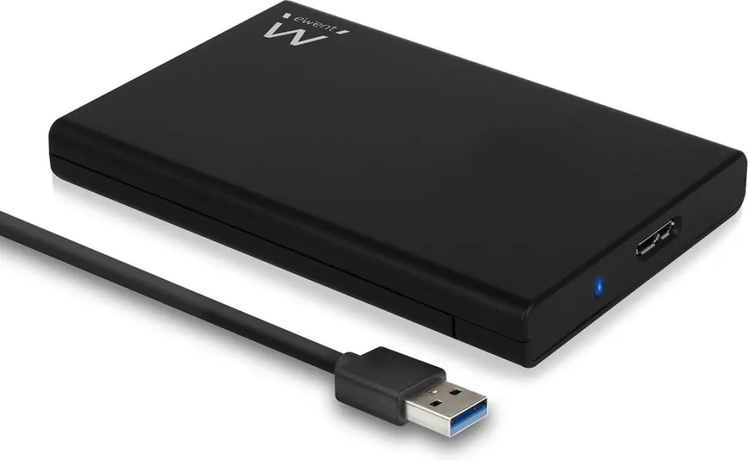 Ewent EW7044 2.5" Harde Schijf Behuizing - USB 3.1 - Zwart - afbeelding 2 van 6