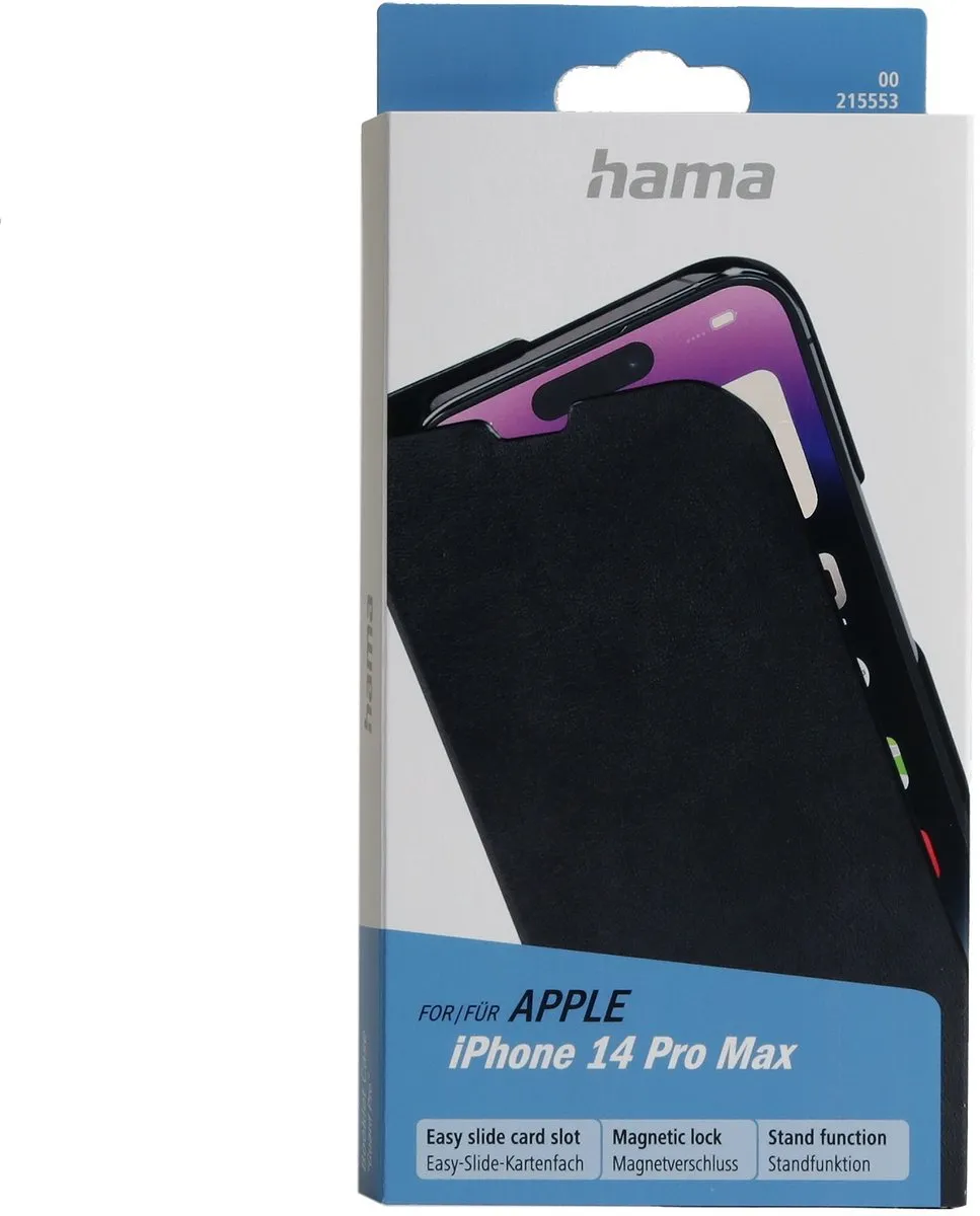 Hama Booklet Guard Pro iPhone 14 Pro Max - Zwart