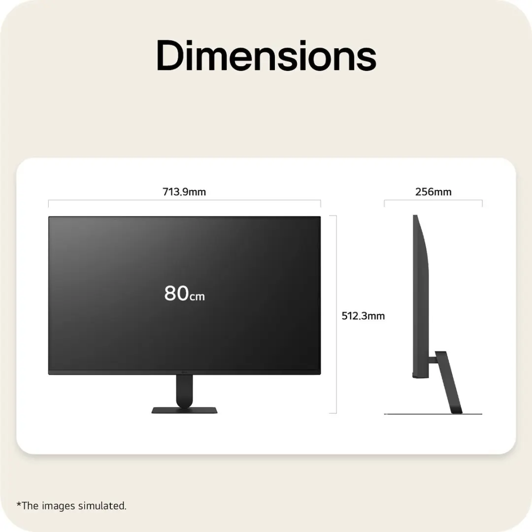 LG 32U401B-B Monitor 32" - Full HD - 120Hz - VA Paneel - afbeelding 3 van 6