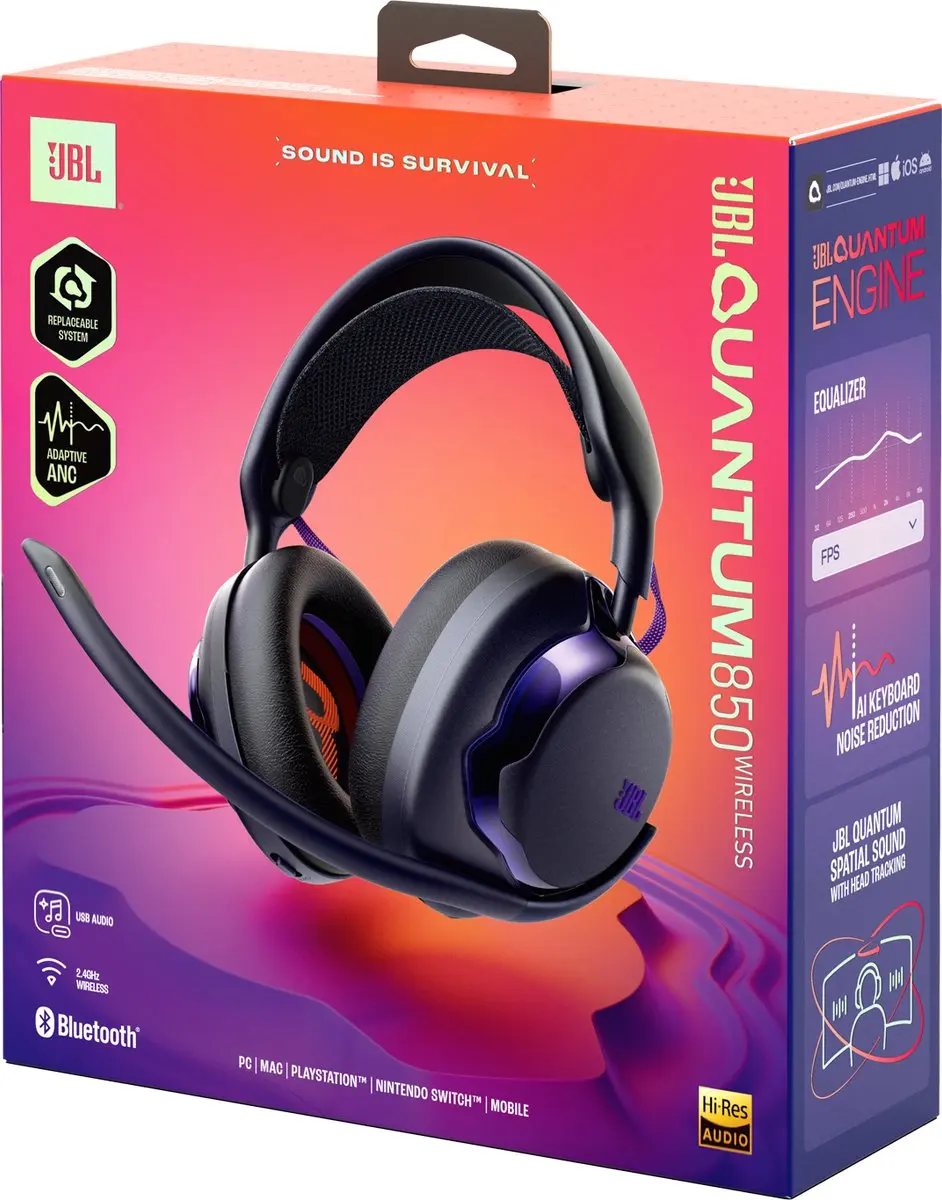 JBL Quantum 120 Gaming Headset - Zwart - afbeelding 4 van 6