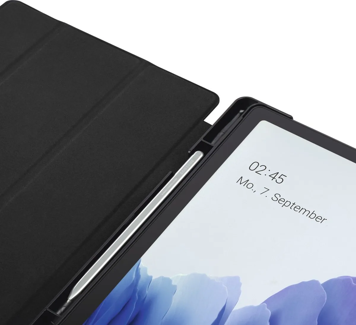 Hama Fold Bookcase Samsung Galaxy Tab S7 Tablethoes - Zwart