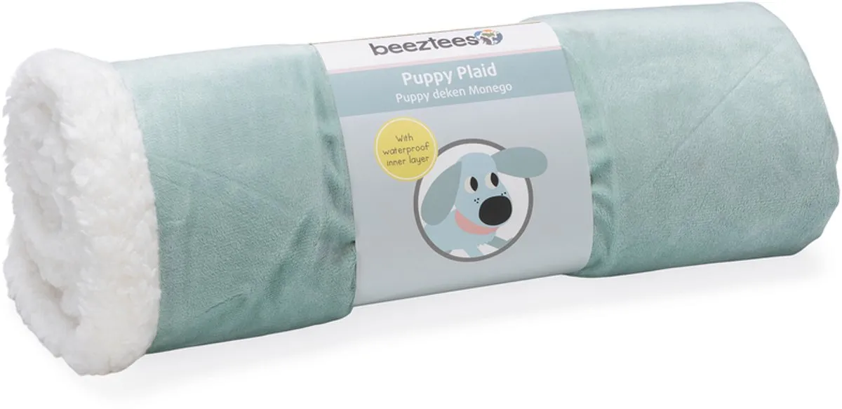 Beeztees Puppy Deken Monego - Blauw 100x70cm - afbeelding 6 van 6