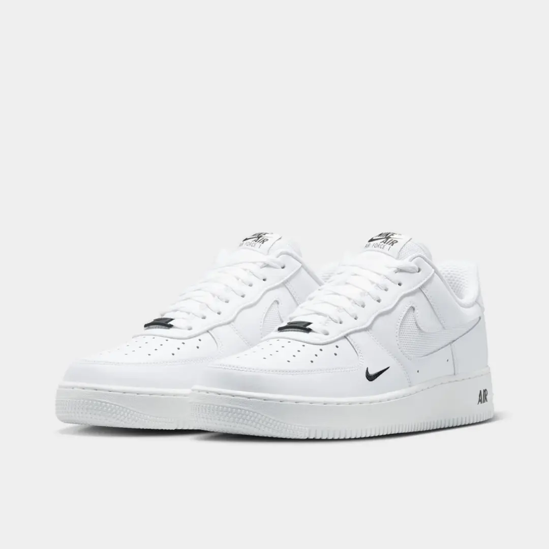 Nike Air Force 1 '07 LV8 Sneakers - Wit/Zwart - afbeelding 3 van 6
