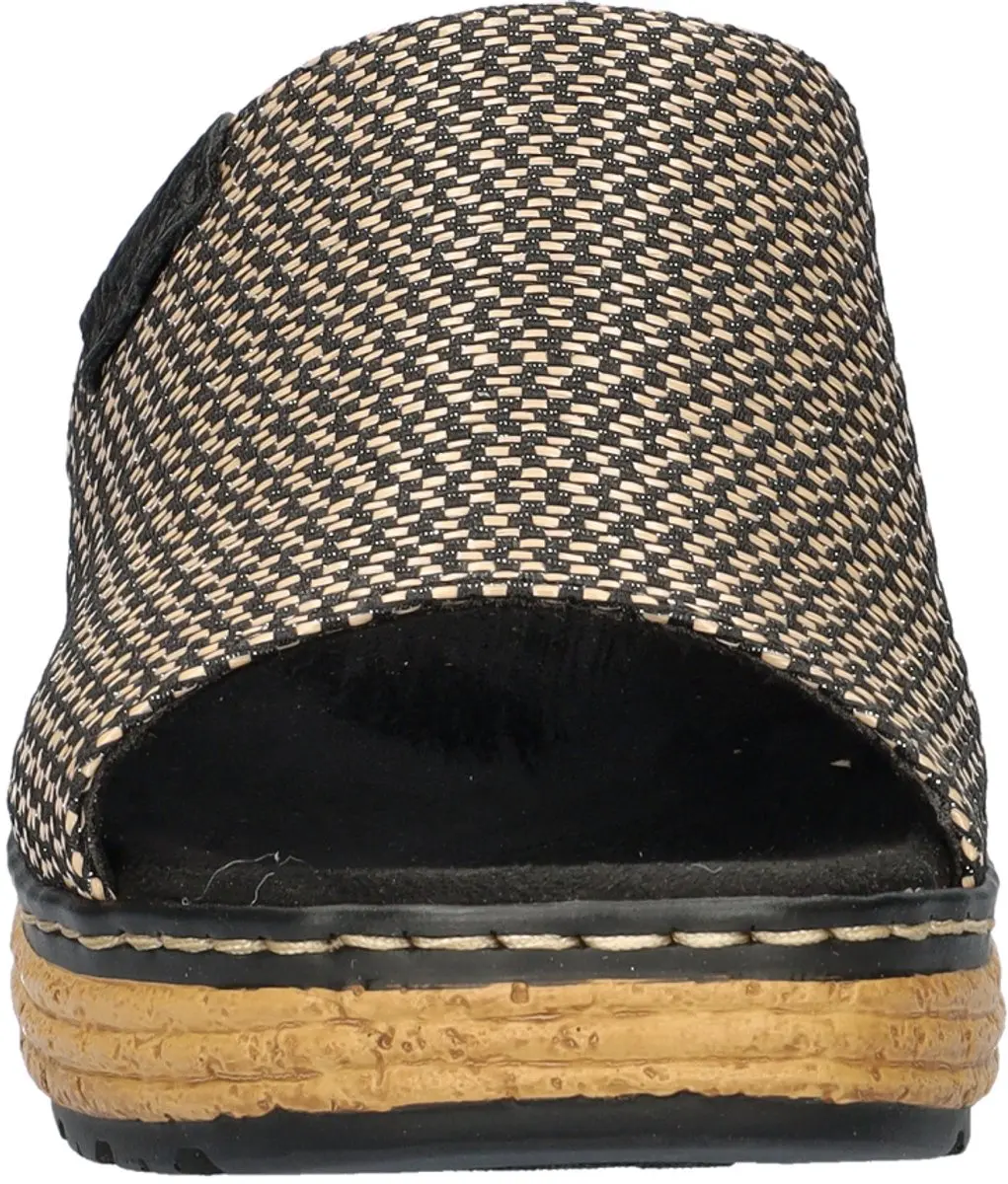 Rieker 62768 Slippers - Zwart - afbeelding 3 van 6