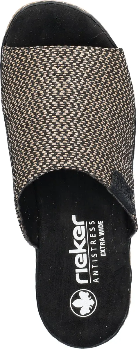 Rieker 62768 Slippers - Zwart - afbeelding 5 van 6