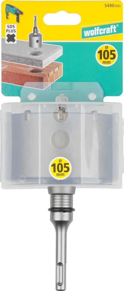 Wolfcraft SDS-plus Gatenzaag 105mm - Steen - 5490000