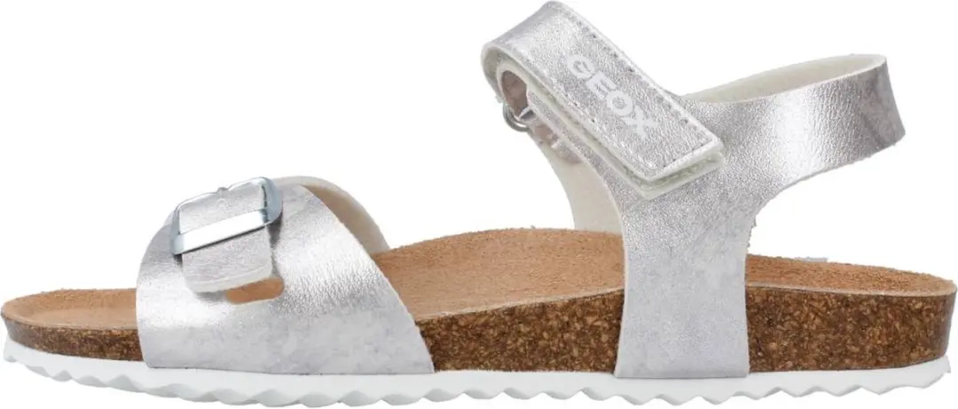 Geox Adriel Meisjes Sandalen - 35 - Zilver - afbeelding 2 van 6
