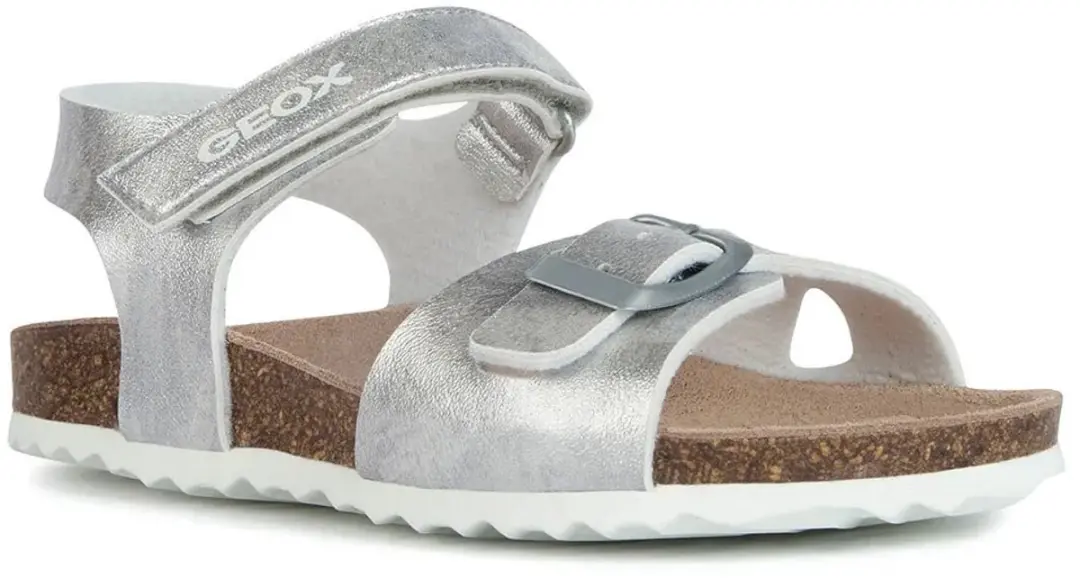 Geox Adriel Meisjes Sandalen - 35 - Zilver - afbeelding 4 van 6