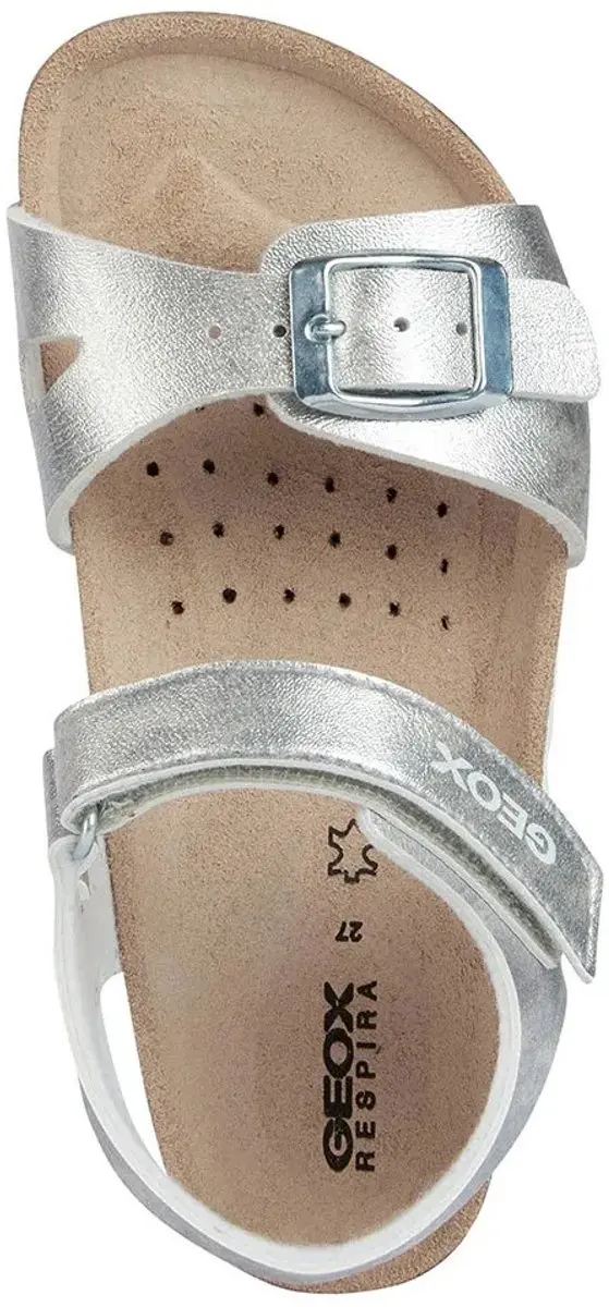 Geox Adriel Meisjes Sandalen - 35 - Zilver - afbeelding 6 van 6