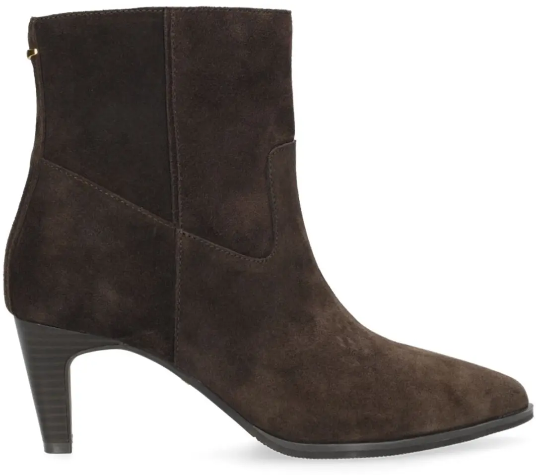 MEXX VERA TATE Enkellaars met Hak-Donker Bruin