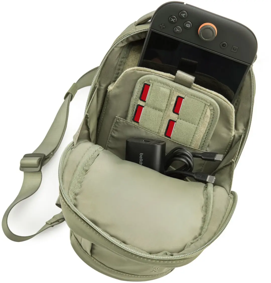 Belkin Switch 2 Gaming Travel Pouch Olive - afbeelding 3 van 6