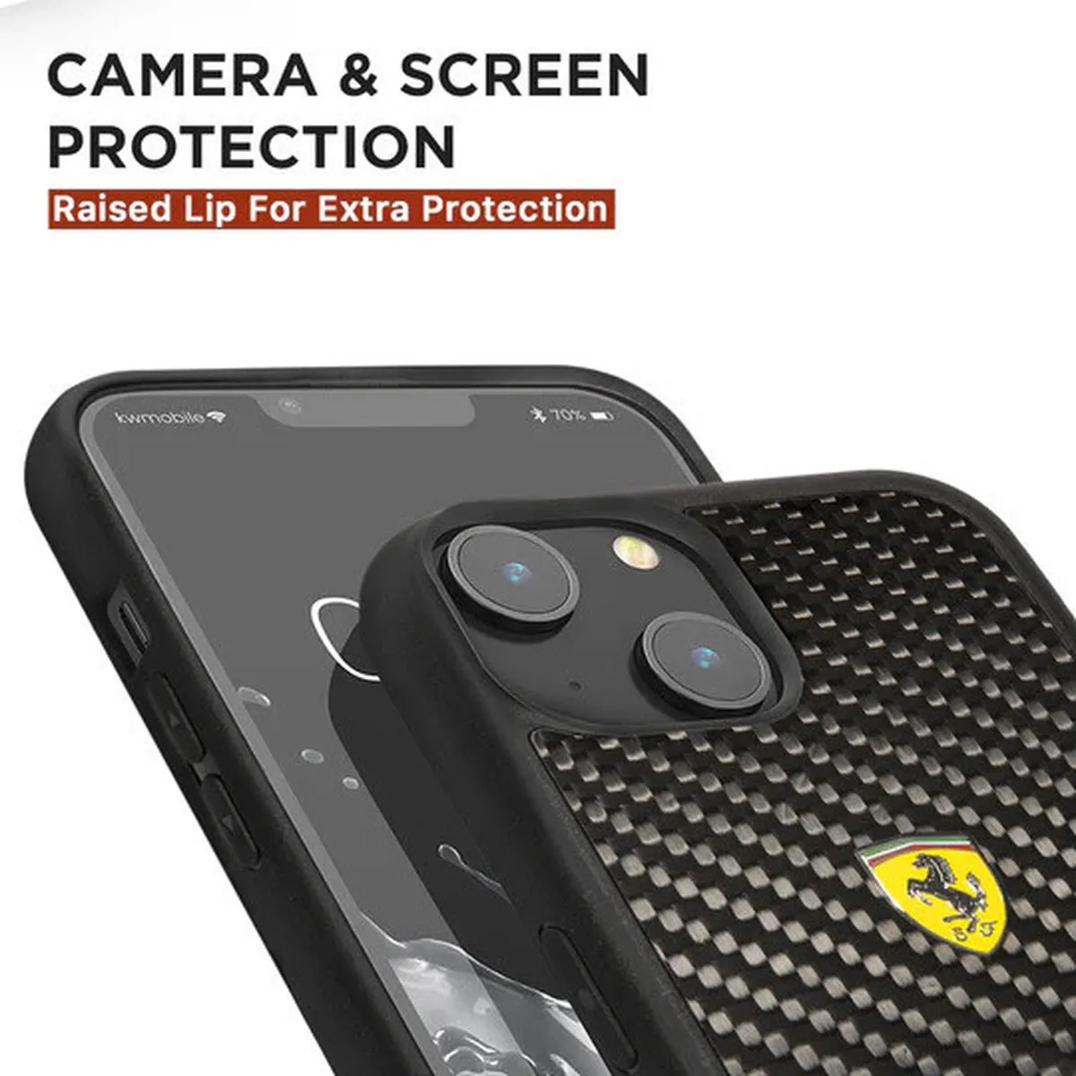 Ferrari iPhone 14 Plus Smartphonehoesje 3666339062576 - Zwart