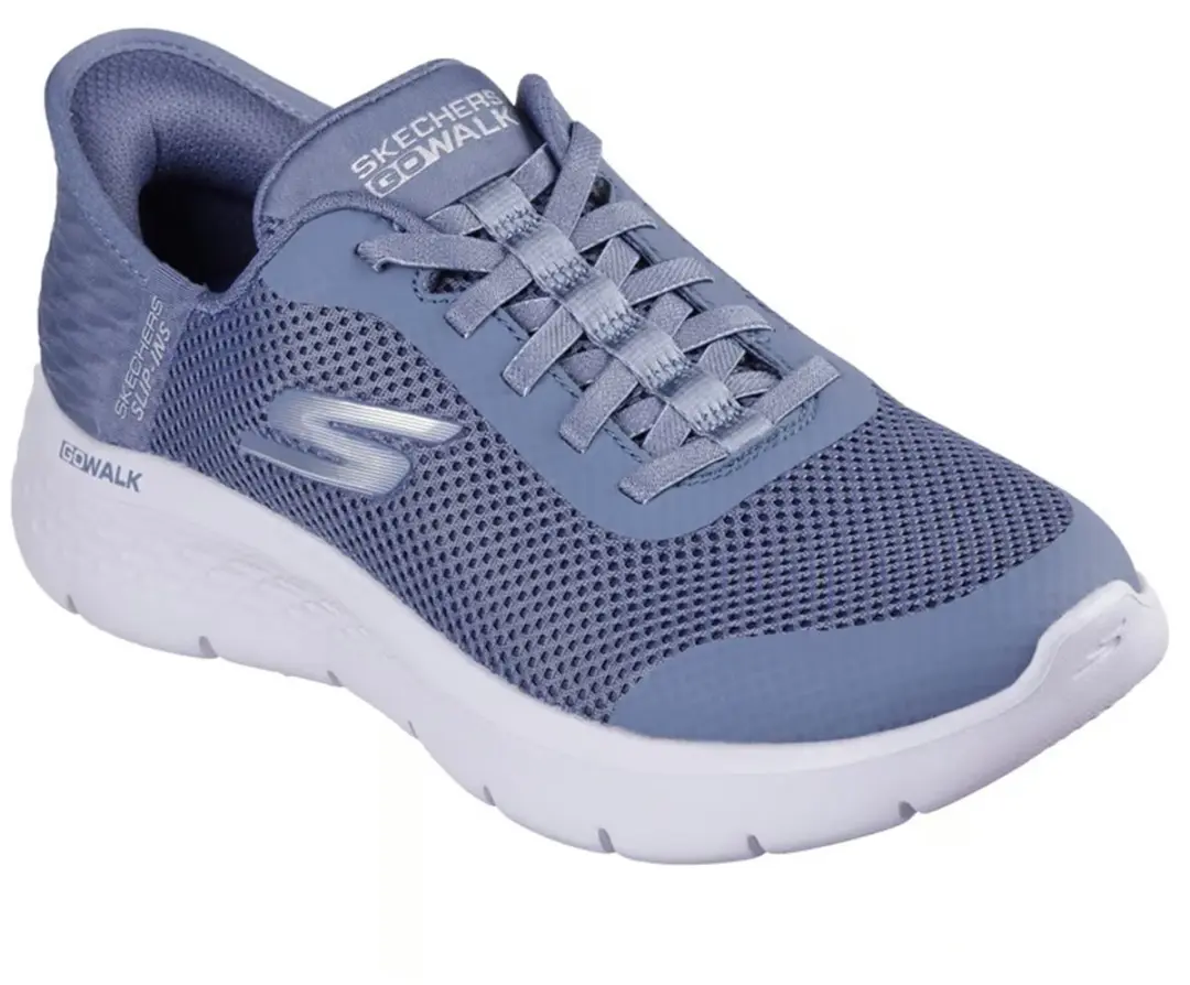 SKECHERS GO WALK FLEX GRAND ENTRY, 124836-BLU, Female, Multicolor