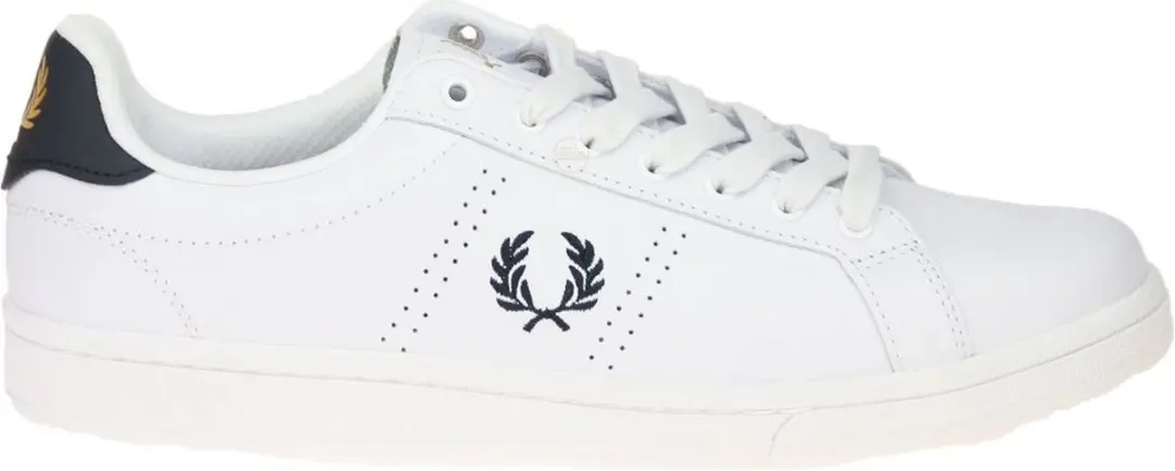 Fred Perry B721 Courts Leather Sneakers - Wit - afbeelding 5 van 6