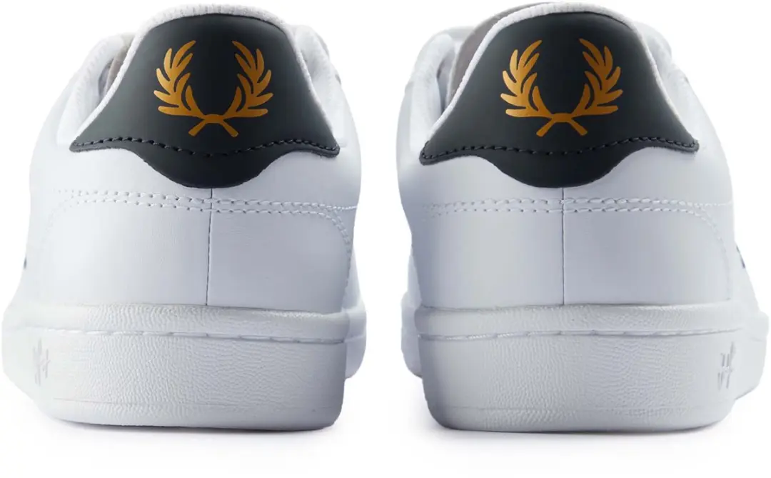 Fred Perry B721 Courts Leather Sneakers - Wit - afbeelding 2 van 6
