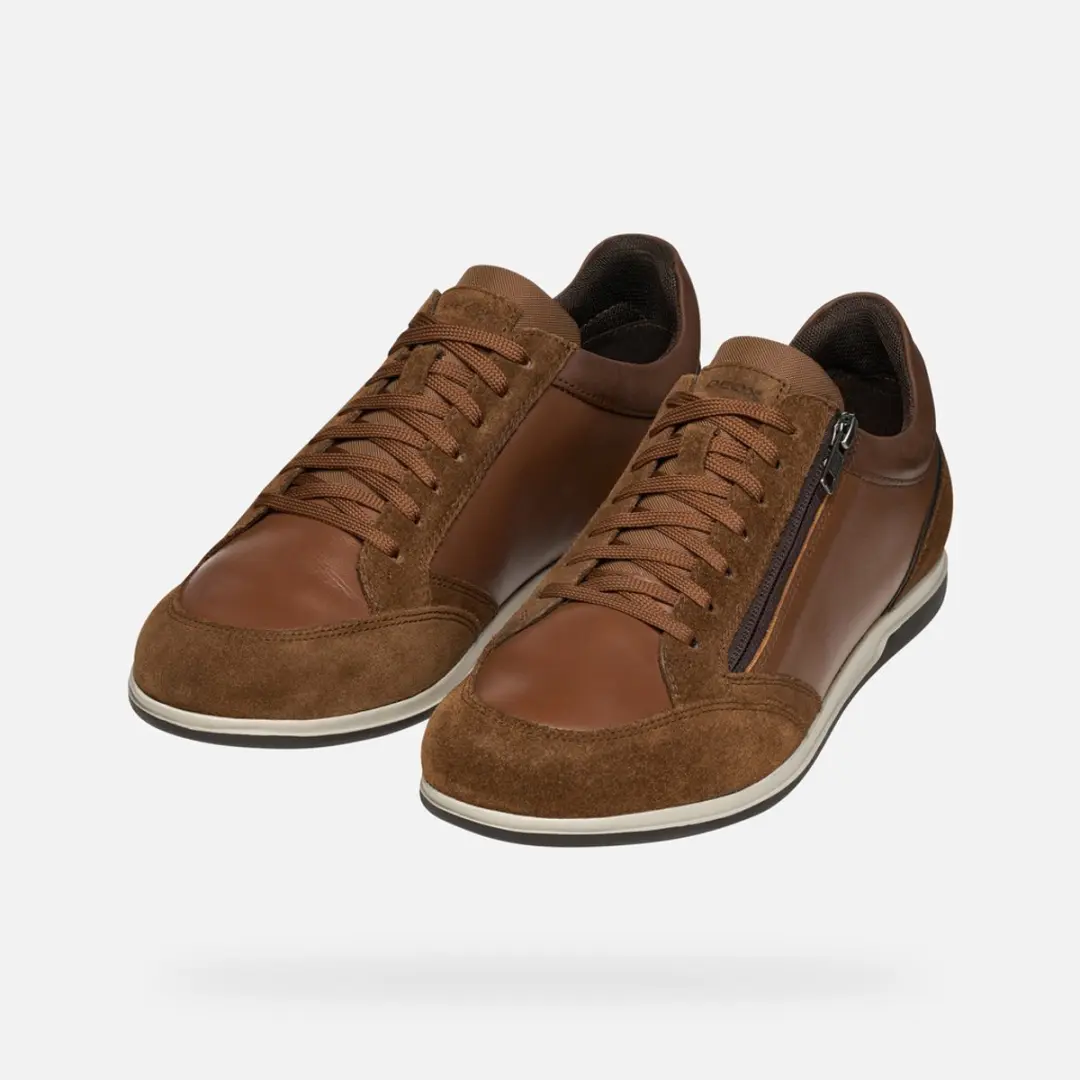 Geox Renan U564GA_022FF_C6003 Sneakers - Cognac - afbeelding 3 van 6