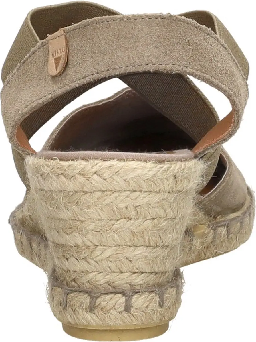 Verbenas Mila Sandalen Touwzool - Taupe - Maat 38 - afbeelding 5 van 6